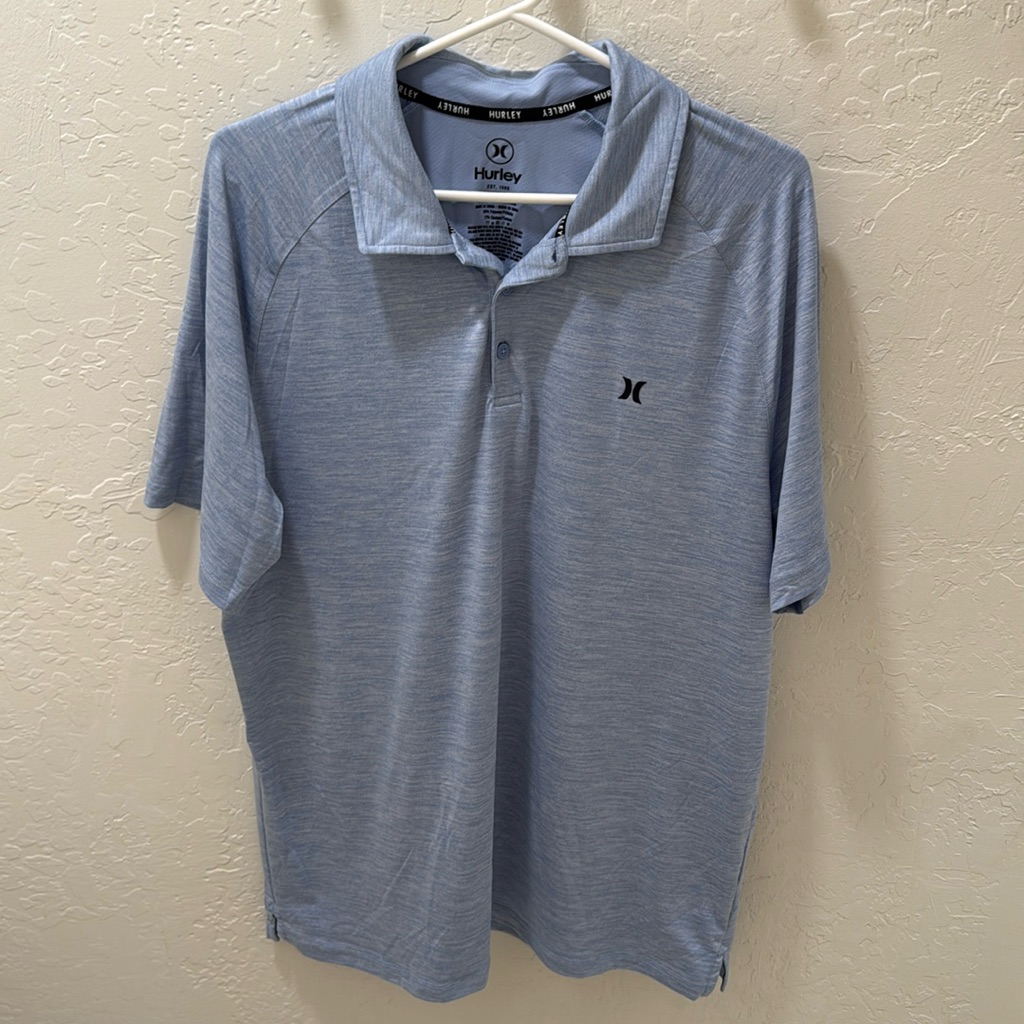 Hurley Blue Polo (L)